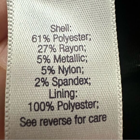 Jennifer Lopez size 4 black sparkly dress - Picture 9 of 10